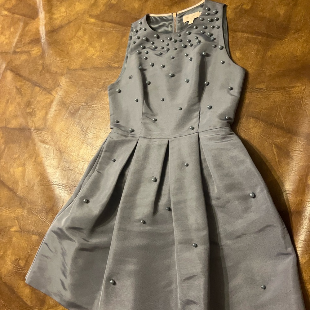 Elegant Gray Ted Baker Dress